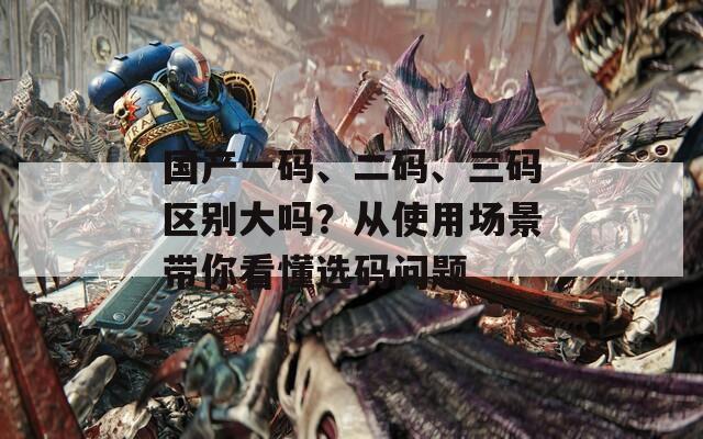 国产一码、二码、三码区别大吗？从使用场景带你看懂选码问题
