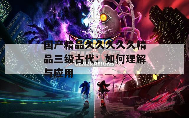 国产精品久久久久久精品三级古代：如何理解与应用