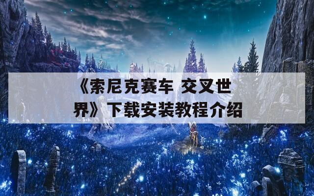 《索尼克赛车 交叉世界》下载安装教程介绍