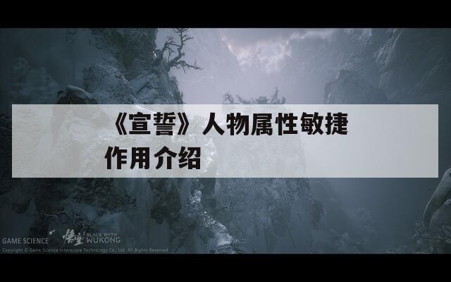 《宣誓》人物属性敏捷作用介绍