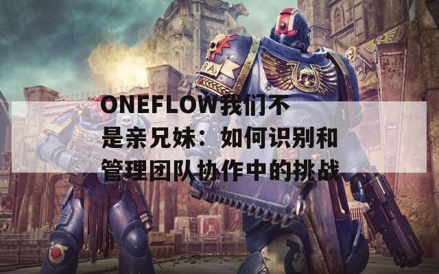 ONEFLOW我们不是亲兄妹：如何识别和管理团队协作中的挑战
