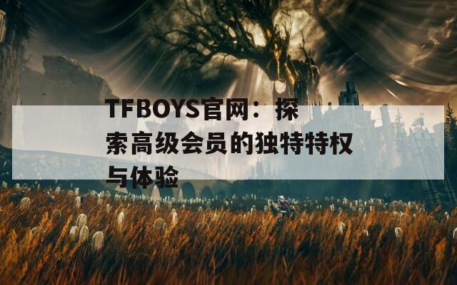 TFBOYS官网：探索高级会员的独特特权与体验