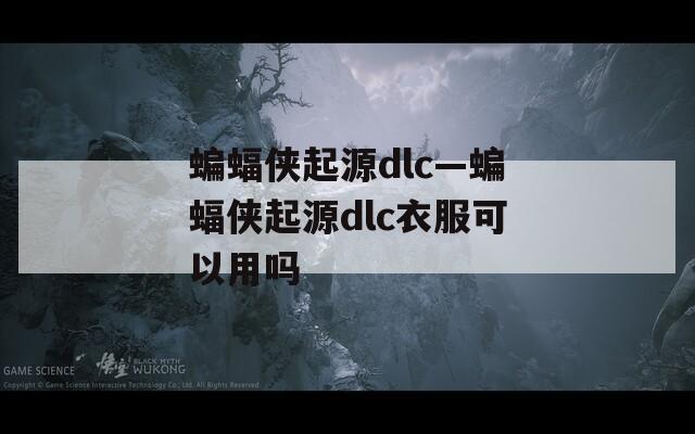 蝙蝠侠起源dlc—蝙蝠侠起源dlc衣服可以用吗