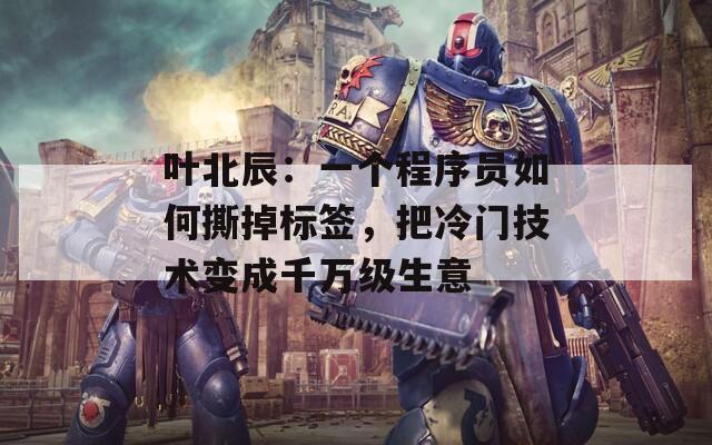 叶北辰：一个程序员如何撕掉标签，把冷门技术变成千万级生意