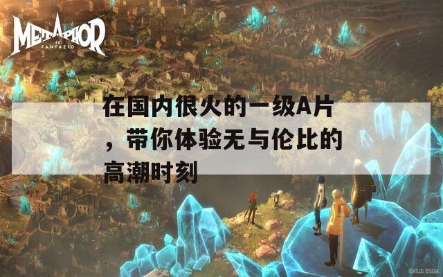在国内很火的一级A片，带你体验无与伦比的高潮时刻
