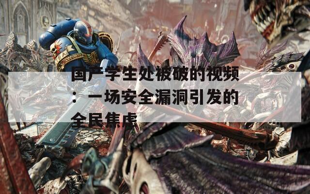 国产学生处被破的视频：一场安全漏洞引发的全民焦虑