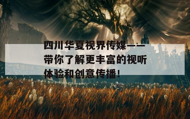 四川华夏视界传媒——带你了解更丰富的视听体验和创意传播！