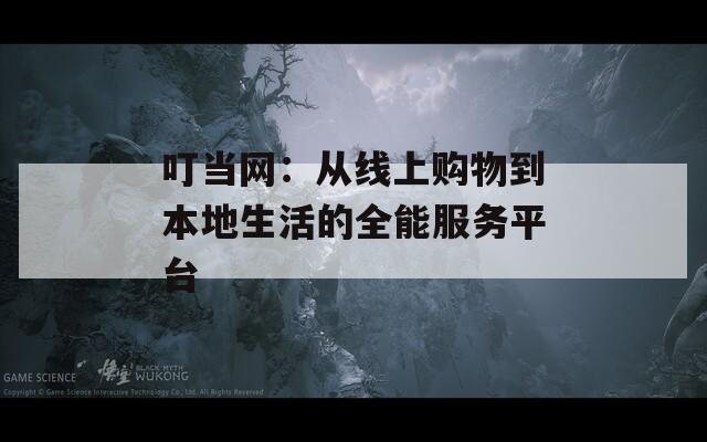 叮当网：从线上购物到本地生活的全能服务平台