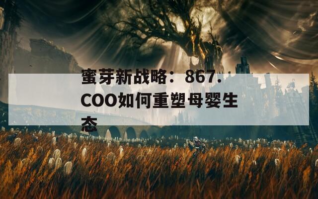 蜜芽新战略：867.COO如何重塑母婴生态