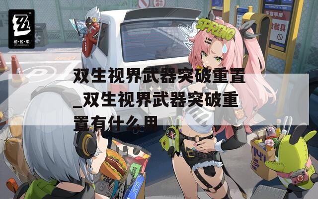 双生视界武器突破重置_双生视界武器突破重置有什么用