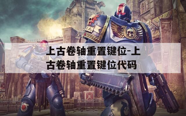 上古卷轴重置键位-上古卷轴重置键位代码