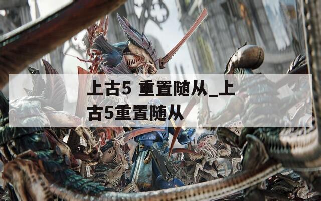 上古5 重置随从_上古5重置随从  第1张