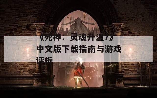 《死神：灵魂升温7》中文版下载指南与游戏评析