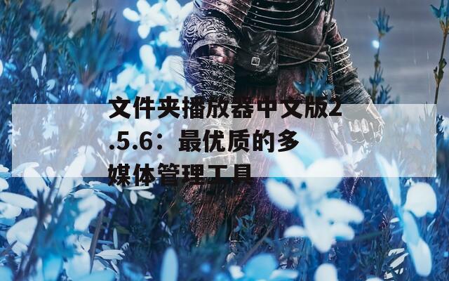 文件夹播放器中文版2.5.6：最优质的多媒体管理工具