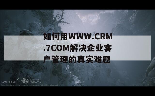 如何用WWW.CRM.7COM解决企业客户管理的真实难题