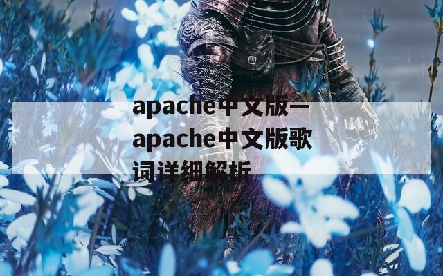 apache中文版—apache中文版歌词详细解析