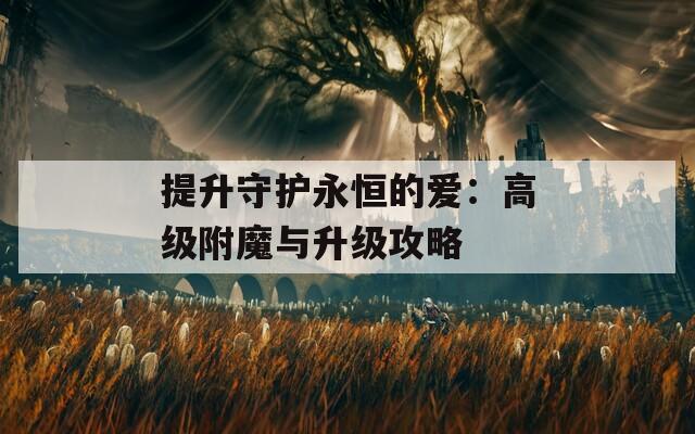 提升守护永恒的爱：高级附魔与升级攻略