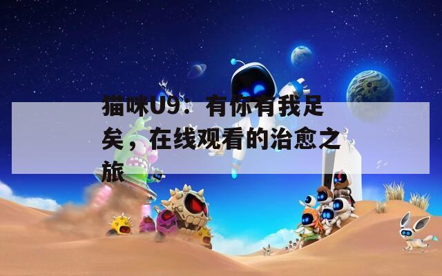 猫咪U9：有你有我足矣，在线观看的治愈之旅