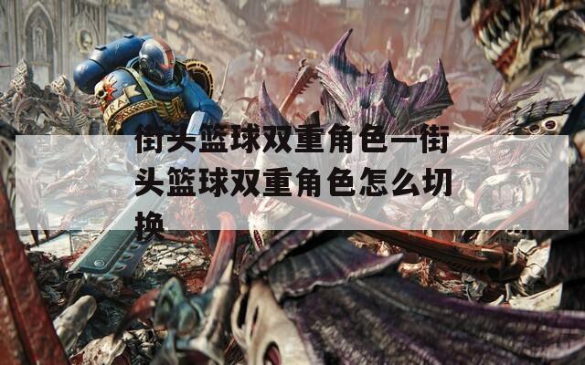 街头篮球双重角色—街头篮球双重角色怎么切换