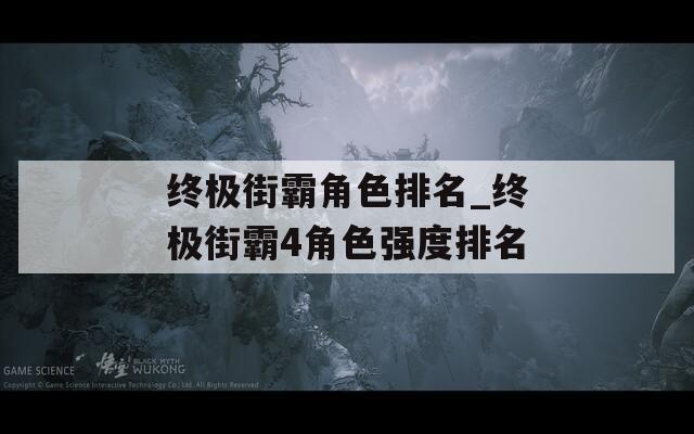 终极街霸角色排名_终极街霸4角色强度排名