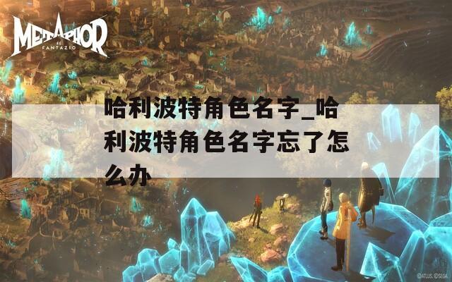 哈利波特角色名字_哈利波特角色名字忘了怎么办