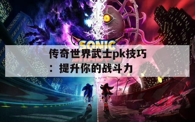 传奇世界武士pk技巧：提升你的战斗力  第1张