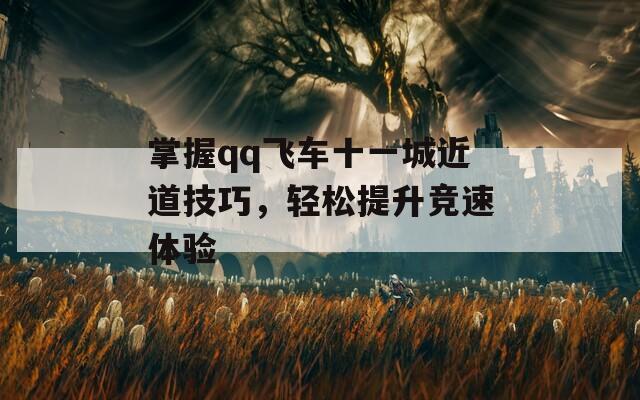 掌握qq飞车十一城近道技巧，轻松提升竞速体验  第1张