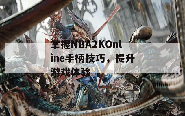 掌握NBA2KOnline手柄技巧，提升游戏体验  第1张