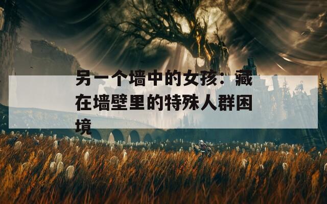 另一个墙中的女孩：藏在墙壁里的特殊人群困境  第1张