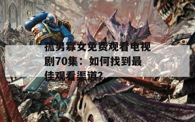 孤男寡女免费观看电视剧70集：如何找到最佳观看渠道？