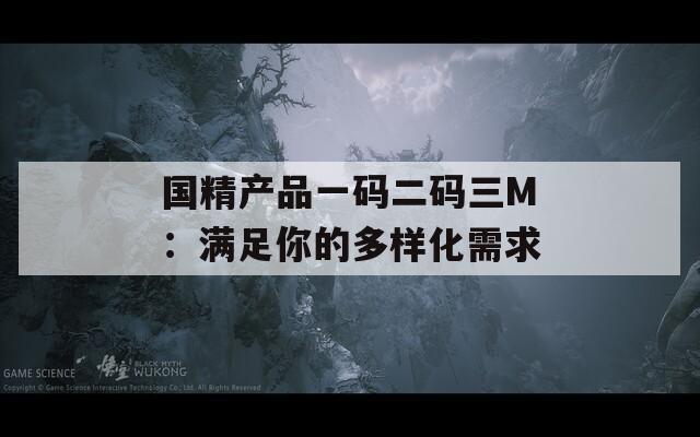 国精产品一码二码三M：满足你的多样化需求