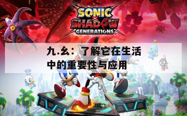 九.幺：了解它在生活中的重要性与应用
