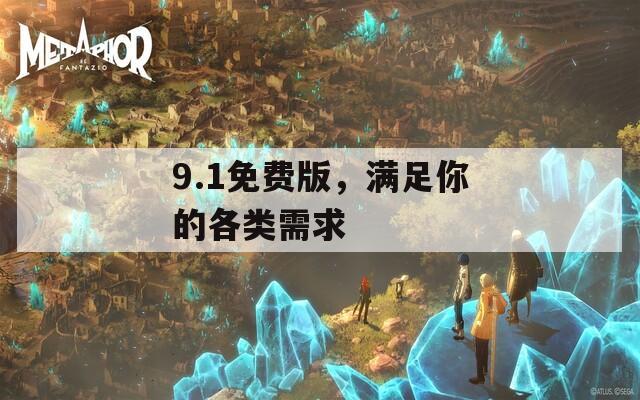 9.1免费版，满足你的各类需求