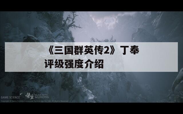 《三国群英传2》丁奉评级强度介绍  第1张