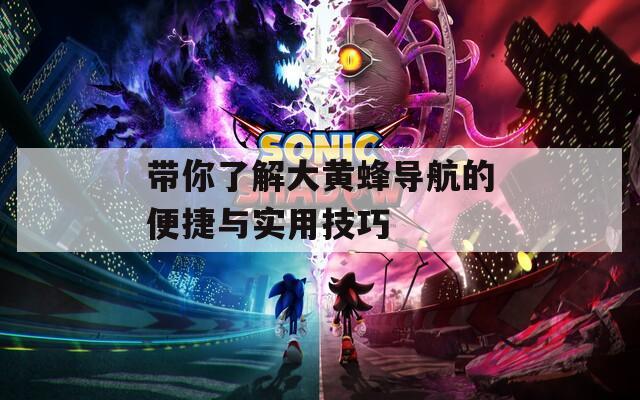 带你了解大黄蜂导航的便捷与实用技巧