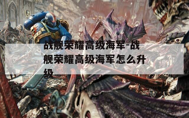 战舰荣耀高级海军-战舰荣耀高级海军怎么升级