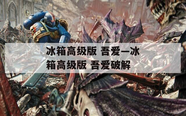 冰箱高级版 吾爱—冰箱高级版 吾爱破解