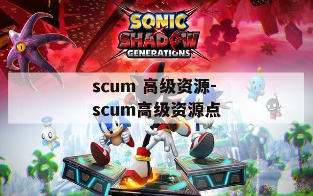 scum 高级资源-scum高级资源点