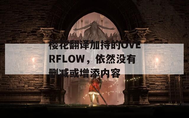 樱花翻译加持的OVERFLOW，依然没有删减或增添内容