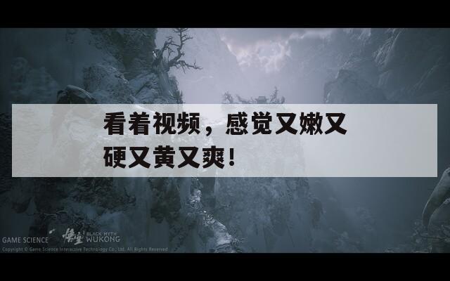 看着视频，感觉又嫩又硬又黄又爽！