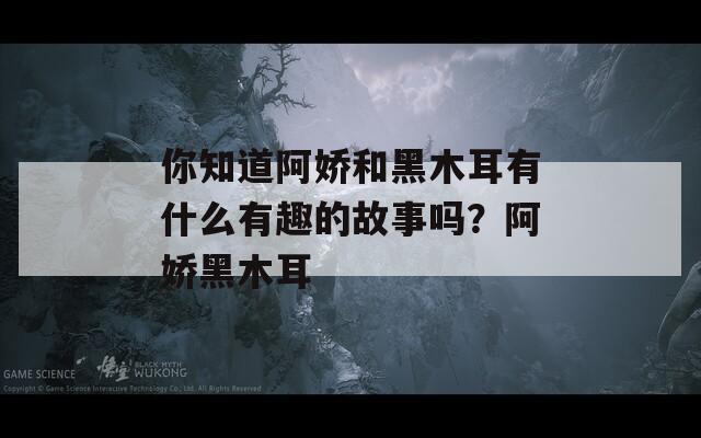 你知道阿娇和黑木耳有什么有趣的故事吗？阿娇黑木耳