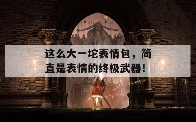 这么大一坨表情包，简直是表情的终极武器！