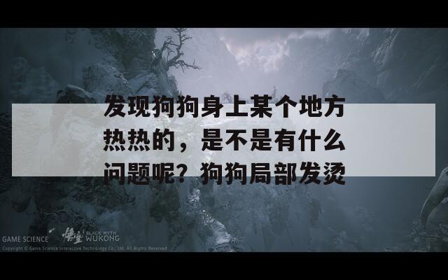 发现狗狗身上某个地方热热的，是不是有什么问题呢？狗狗局部发烫  第1张