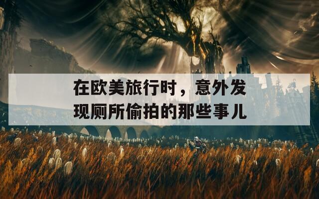 在欧美旅行时，意外发现厕所偷拍的那些事儿  第1张