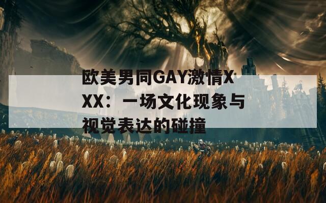 欧美男同GAY激情XXX：一场文化现象与视觉表达的碰撞  第1张