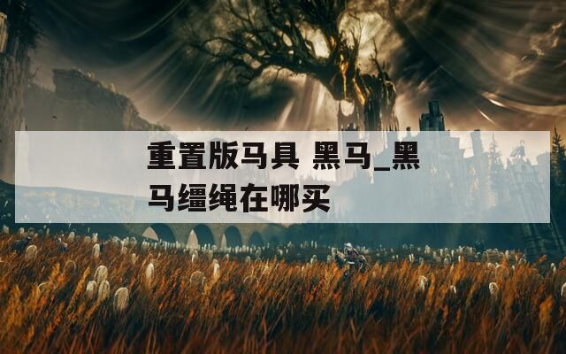 重置版马具 黑马_黑马缰绳在哪买