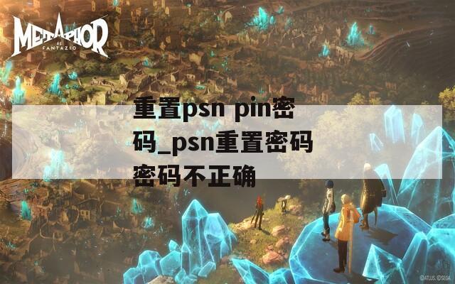 重置psn pin密码_psn重置密码 密码不正确  第1张
