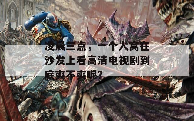 凌晨三点，一个人窝在沙发上看高清电视剧到底爽不爽呢？