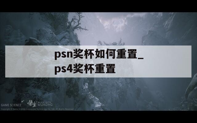 psn奖杯如何重置_ps4奖杯重置  第1张