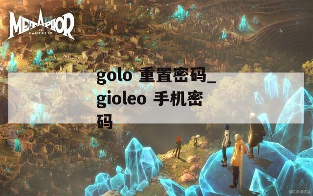 golo 重置密码_gioleo 手机密码  第1张